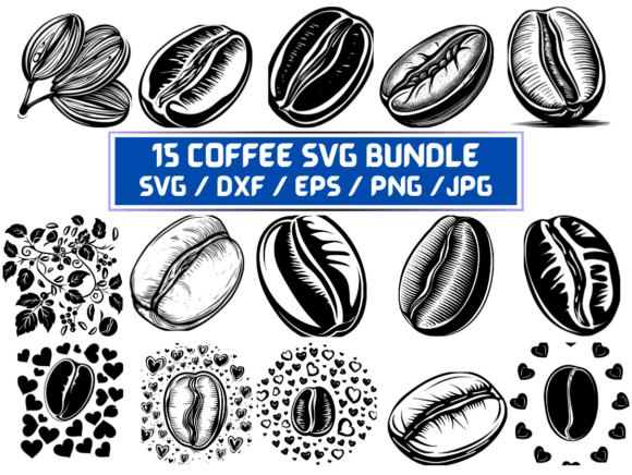 15 Coffee SVG. DXF. EPS. JPG. PNG: A Seller's Review