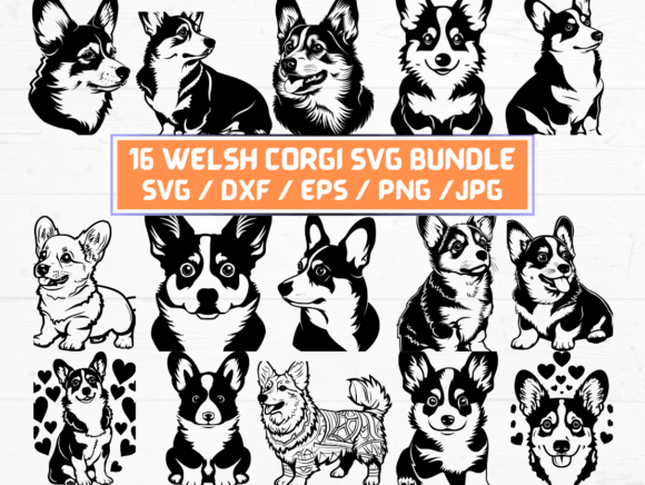 16 Welsh Corgi SVG: A Smart Graphics Pick for Crafts