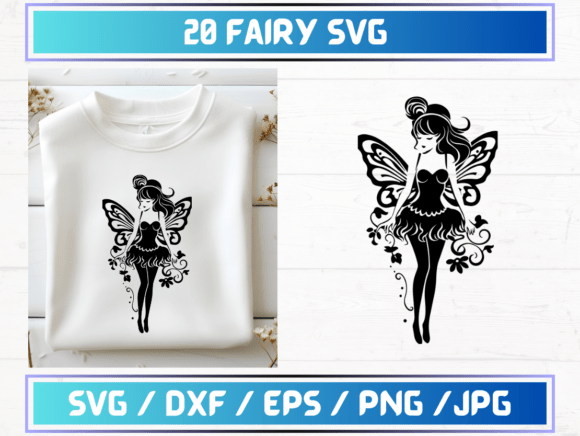 20 Fairy SVG Files: Premium Graphics for Handmade Creators
