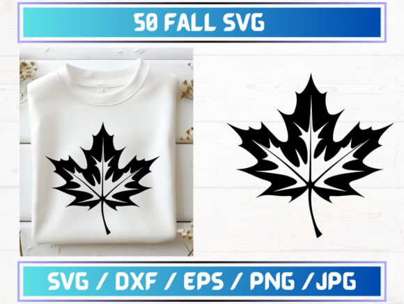 50 Fall SVG Files for Modern Graphics and Graphic Templates