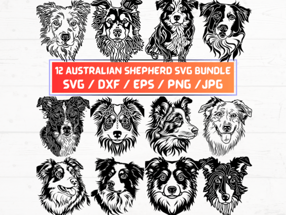 Australian Shepherd Svg: A Smart Choice for Crafts and Graphics Sellers