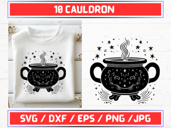 Cauldron SVG Bundle: Essential Graphics for Creative Design