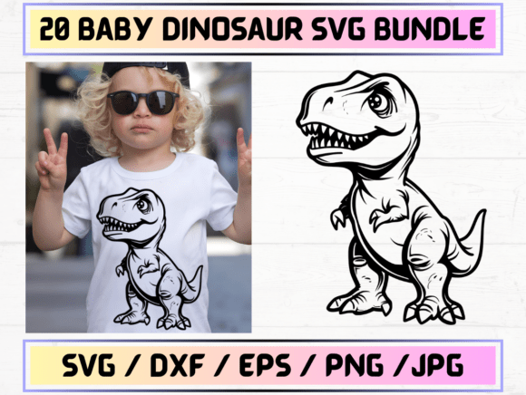 Christmas SVG Graphics: 20 Baby Dino Review