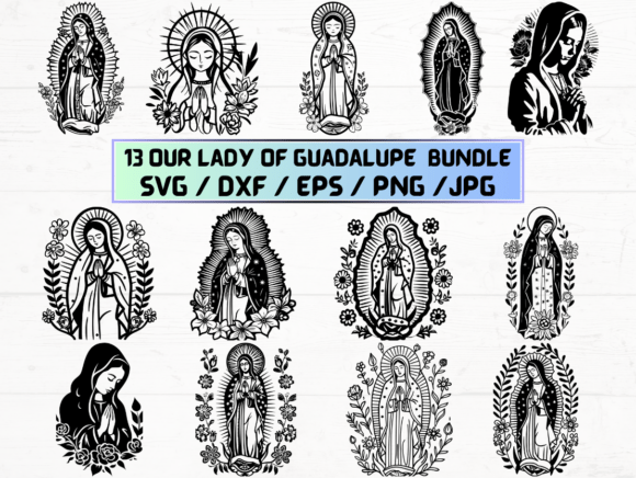Our Lady of Guadalupe Svg Files Cricut for Graphics and Crafts