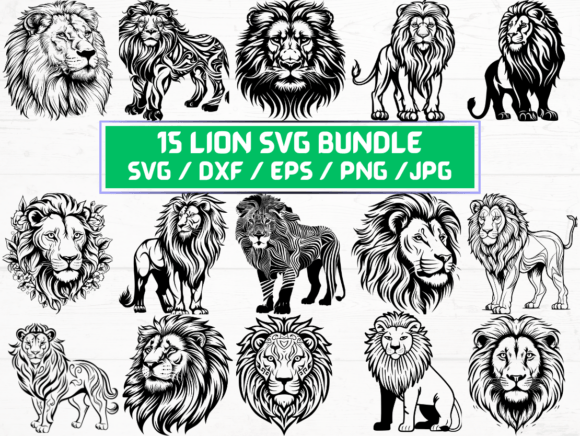 Reviewing 15 Lion SVG Laser Engraving Cut Files for Crafts and Graphics