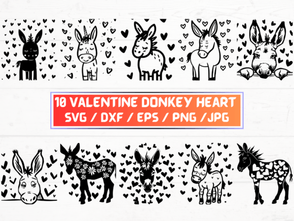 Valentine Donkey Heart SVG: A Crafts & Graphics Review
