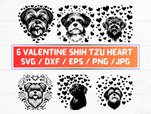 Valentine Shih Tzu Heart SVG Review